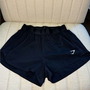 Black Gymshark Athletic Shorts